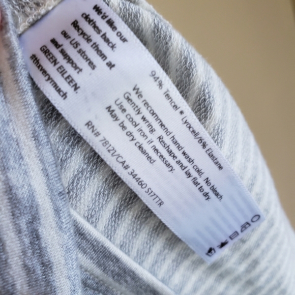 Eileen Fisher striped long sleeve tunic sweater XS - Picture 3 of 4